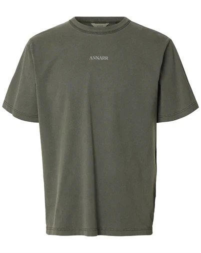 ANNARR - ANRRo Location T-Shirt - Black Olive